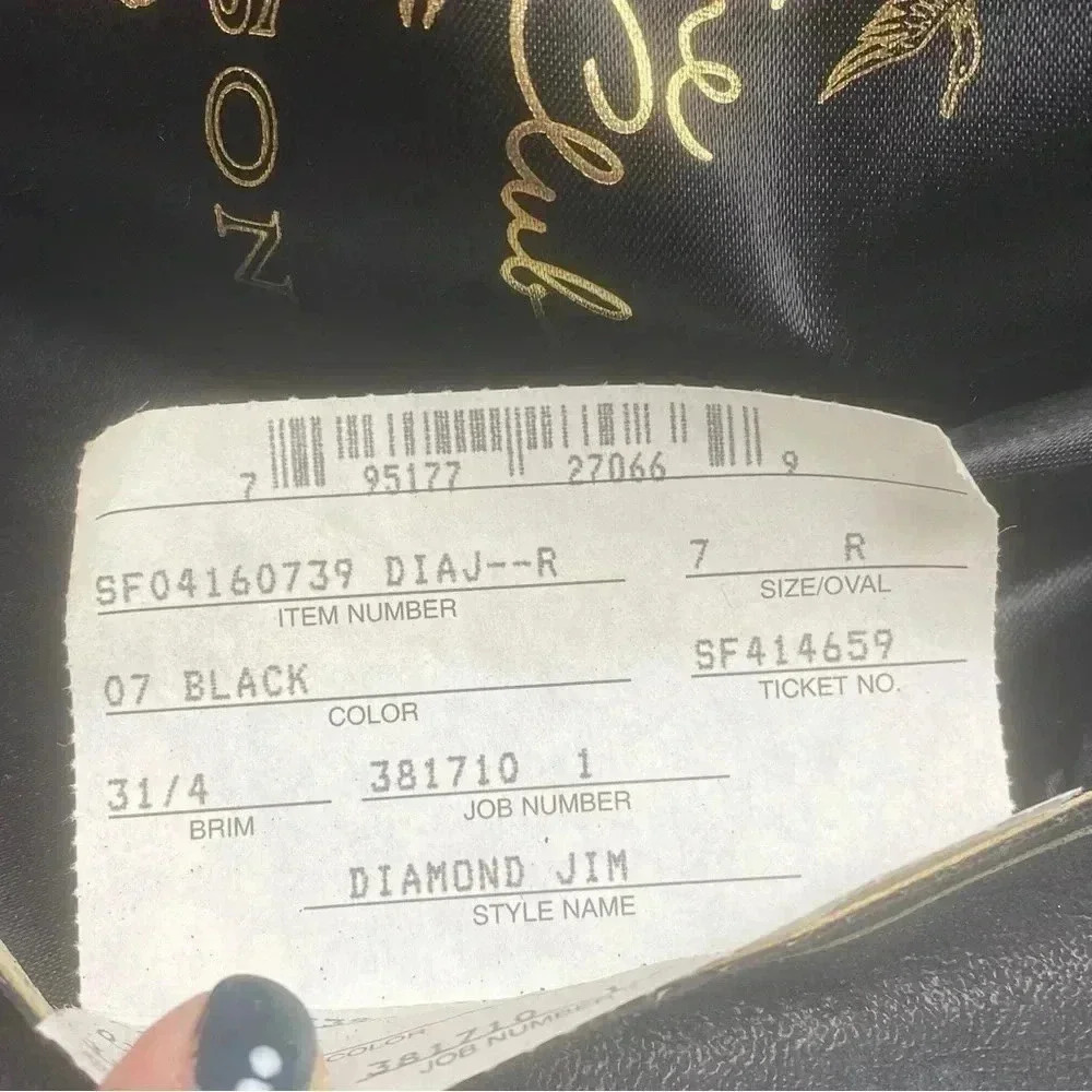 Stetson Diamond Jim Gun Club Hat fur felt size 7 western hunting rodeo - Picture 7 of 9